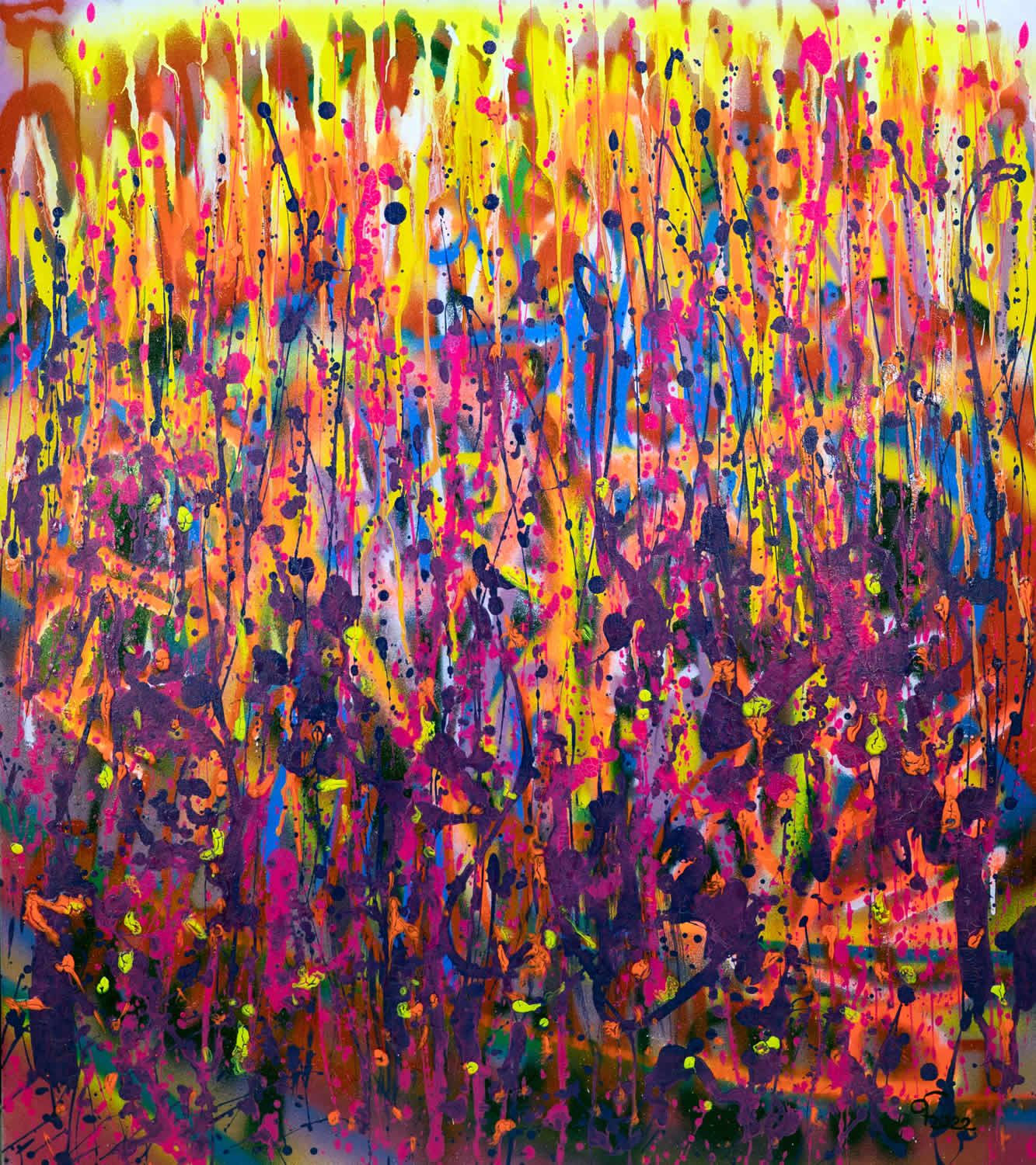 Acrylmalkurse in München - Malen im Atelier in der Adalbertstraße
